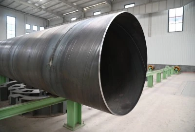 Helical welded pipe